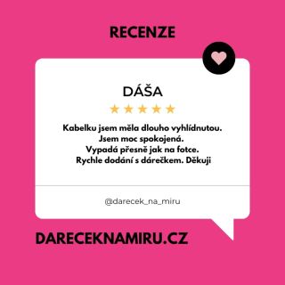 Děkujeme za další krásnou recenzi z dneška 🩷 😍 DEJ FOLLOW NAŠEMU PROFILU a sleduj více ze zákulisí 👉 #woman #kabelka...